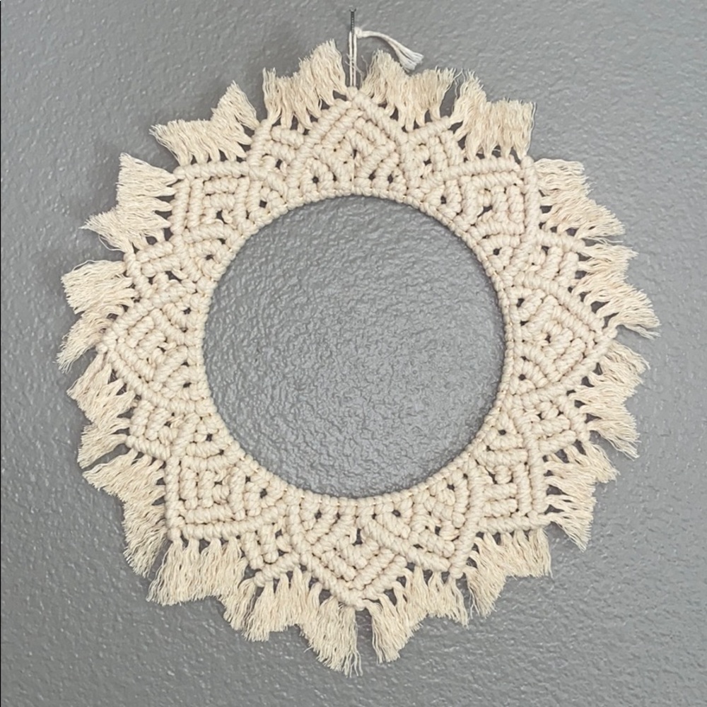 Handmade Macrame Hoop Decor